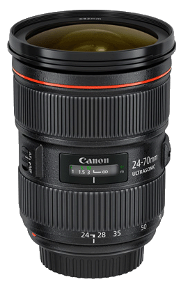 Hanwha Vision Canon EF 24-70mm f/2.8L II USM, SLA-C-E2470