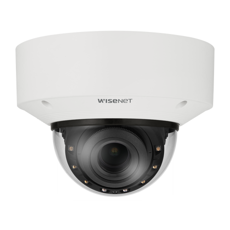Hanwha Vision XNV-C8083R 6MP IR Outdoor Vandal Dome AI Camera