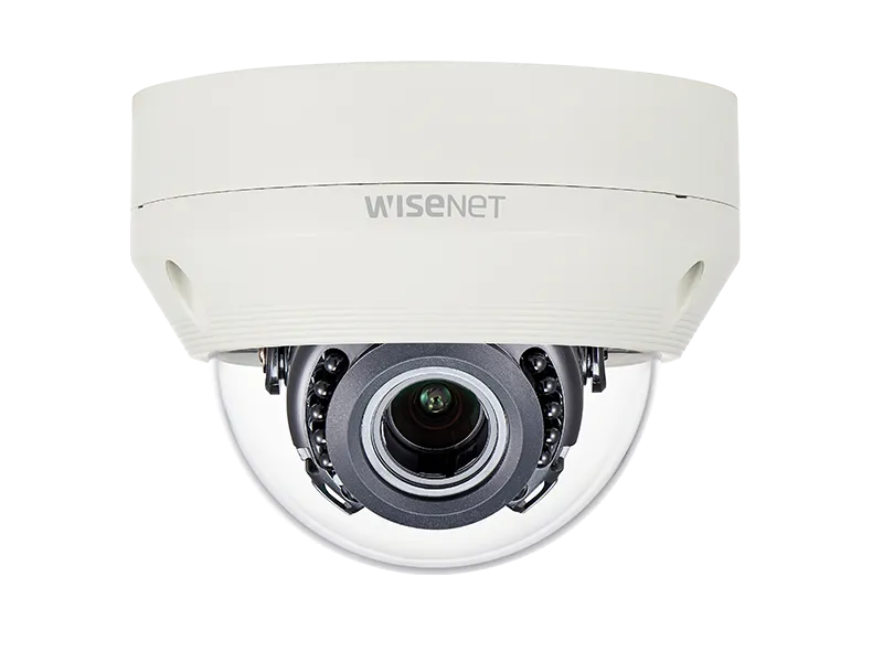 Hanwha Vision HCV-7010RA 4MP Wisenet HD+ Outdoor Dome Camera